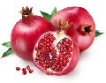 red pomegranates