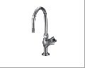 WATER TAP SWAN NECK KNOBBED