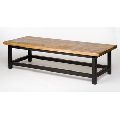 Industrial square pipe coffee table