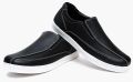 Synthetic men black casual shoes