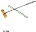 JEWELERS BRASS HAMMER WITH STEEL HANDLE