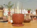 Glass holder Red Granite Candle Stand