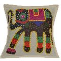 Elephant Patch Work Cushion Cover