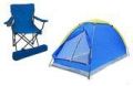 OUTDOOR CAMPING TWO PERSON FOLDING TENT AND FOLDING CAMPING CHAIR