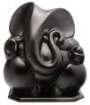 Religious Black Marble Ganesh Statue