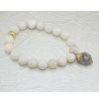 Harkimar dimaond with Agate Beads Bracelet