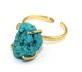 Natural Turquoise Adjustable Ring