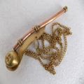 Brass Boatswain Whistle Chain