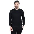 Male Fleece Black Sweatshirt Warm