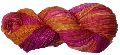 Multicolor Dyed 3 ply pure mulberry raw silk yarns