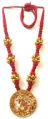 Brass Multicolor New Beaded tribal dokra necklace handmade jewelry