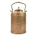 Brass Hand Carved Water Pot Milk Container