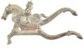 Brass Nut Cracker With a Rider On A Horse