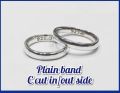 Metal Polished 925 silver band rings