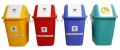 Plastic Round Square.Rectangular Green Red Yellow Blue biomedical waste bins