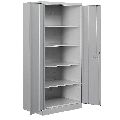 Grey Plain metal storage cabinet
