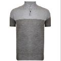 Casual Wear Polo Neck Knitted T-Shirt