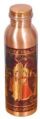 Radha Krishna Printed Copper Bottle