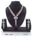 Stone Artificial Diamond Necklace Set