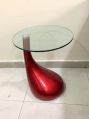 Other red Round side table