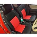 PU Leather Red and Black car seat