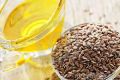 Organic Natural Cold Pressed Golden Yellow flaxseed oil