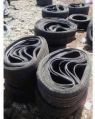 Black waste nylon tyre scrap