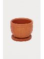 Clay Planter with Plate