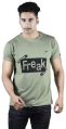 Mens Green Freak Printed T-Shirt