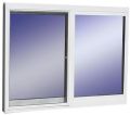 White designer aluminium sliding window