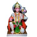 Multicolour Marble Hanuman Statue