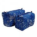 ANARKALI BLUE Cosmetic Bag Quilted