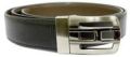 reversible pu leather belt in pin buckle