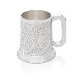 silver plated beer mugs