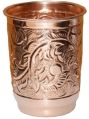 Copper Embossed Glass