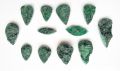 mix shape green New Shanu Gems Druzy cabochons melachite druzy stone cabochon