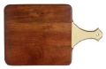 Wooden Chopping Board With Metal Handle