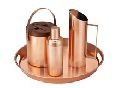 Copper plated Stainless Steel Bar Set With Tray