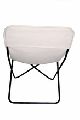 Foldable White Canvas Square Butterfly Chair
