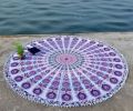 Round Mandala Yoga Mat Round Tapestry Beach