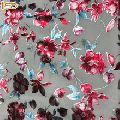 Satin Printed Floral Digital Fabrics