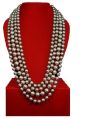 Plastic Pearl Small Black Beads Necklace