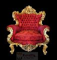 Rosewood Carved Golden Sofa Chair