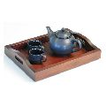 Solid Wood Tray for Serving Tea Pot