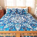 double size bed cover Handmade bed sheet