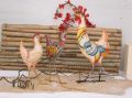Colourful Hen Bird Figurine Gift Article