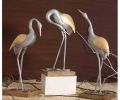 Metallic Stylish Flemingo Bird Figurine