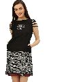 Jaipur Kurti Women Black Embroidered Handloom Dress