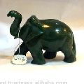 Handcrafted Green Jade Elephant statue