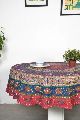 MEDALLION MULTICOLOR ROUND TABLE COVER